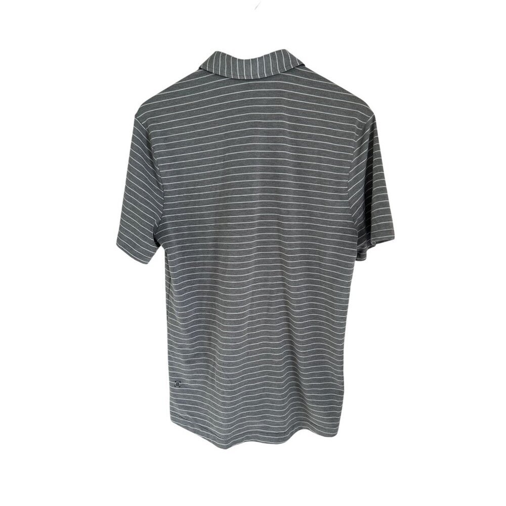 Lululemon Evolution 3 Button Gray White Striped P… - image 5